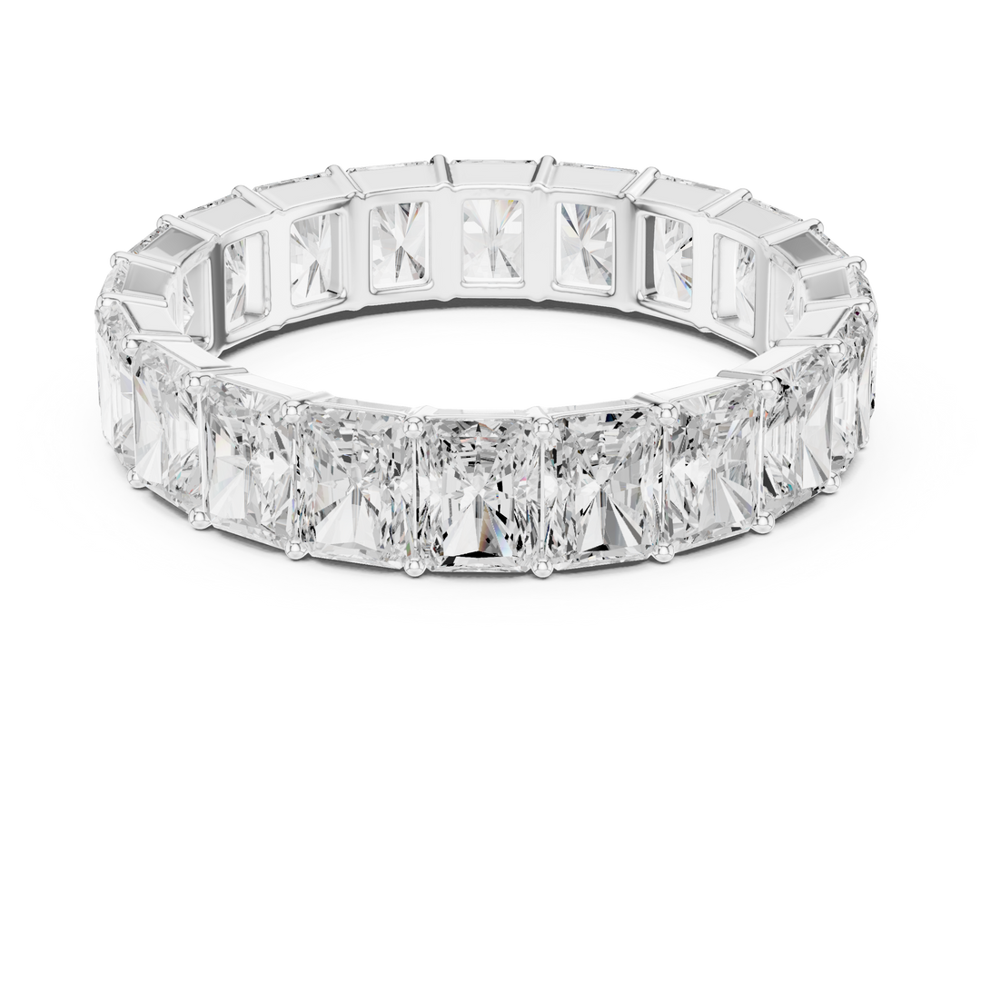 Radiant Eternity Mens Ring — 4.87ct