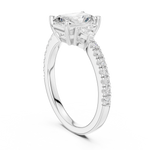 Load image into Gallery viewer, Aurora Radiant Cut Diamond Ring
