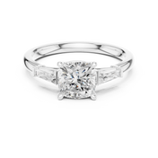 Bijou 1.42ct Cushion Cut Diamond Ring