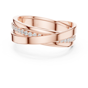 Slim Row Band Mens Ring — 0.29ct