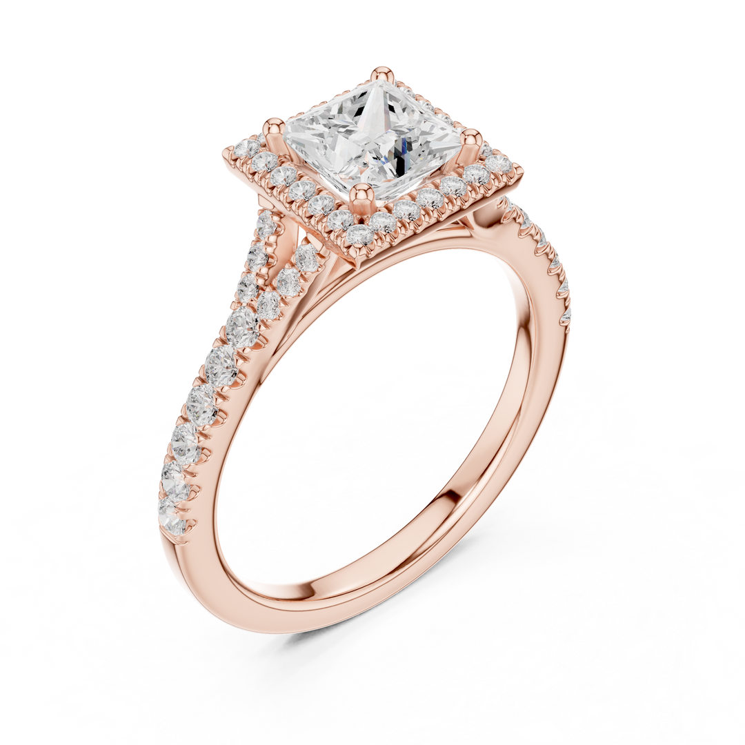 Étoile 1.00ct Princess Cut Diamond Ring