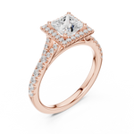 Load image into Gallery viewer, Étoile 1.00ct Princess Cut Diamond Ring
