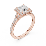 Étoile 1.00ct Princess Cut Diamond Ring