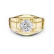 Classic Signet Mens Ring — 1.10ct