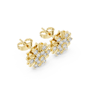 Vela Diamond Solitaire Stud Earrings