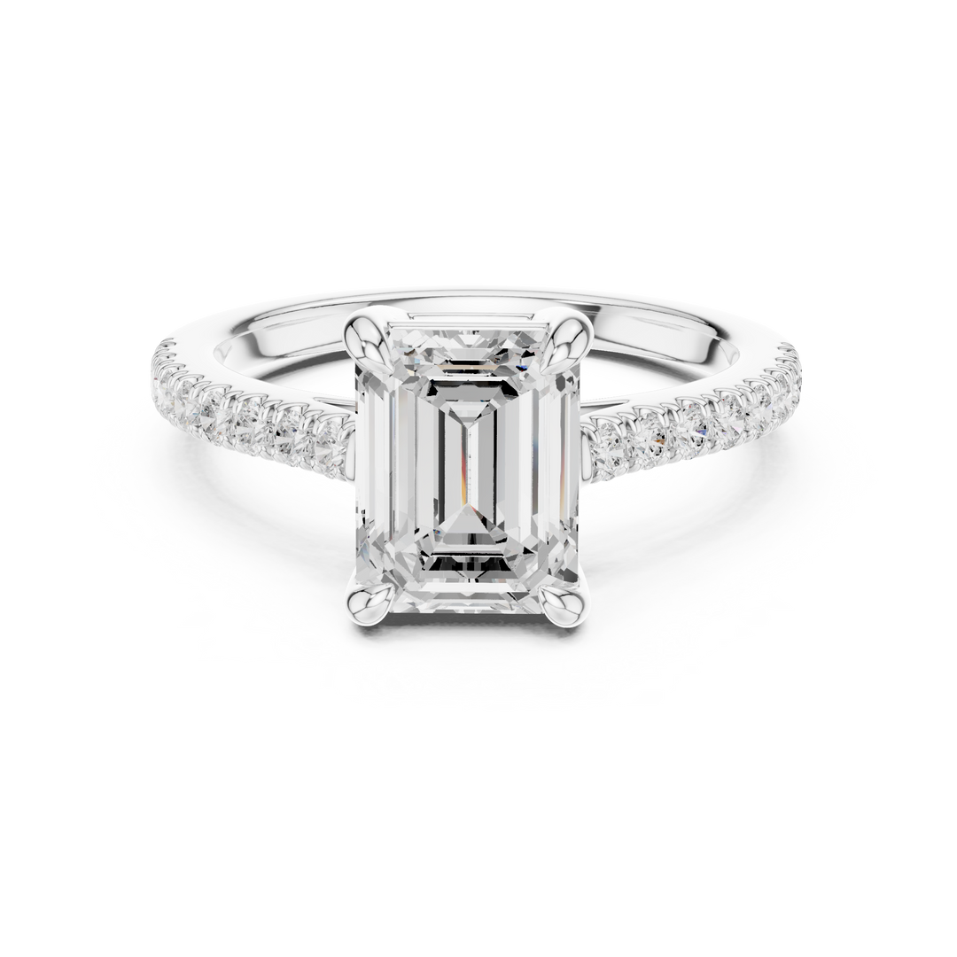 Vivienne 2.00ct Emerald Cut Diamond Ring