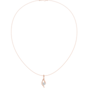 Sculptural Curved Necklace — 0.50ct