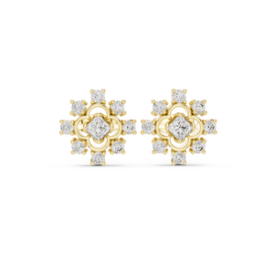 Talia Diamond Solitaire Stud Earrings