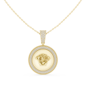 Medusa Sunburst Pendant — 0.89ct