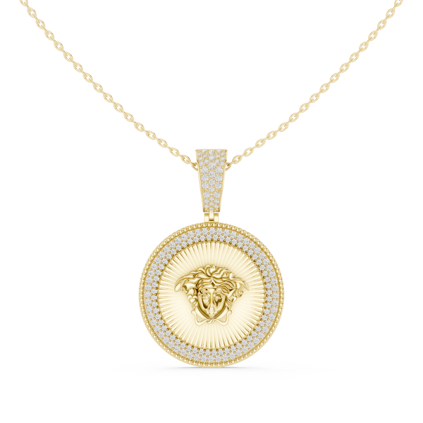 Medusa Sunburst Pendant — 0.89ct