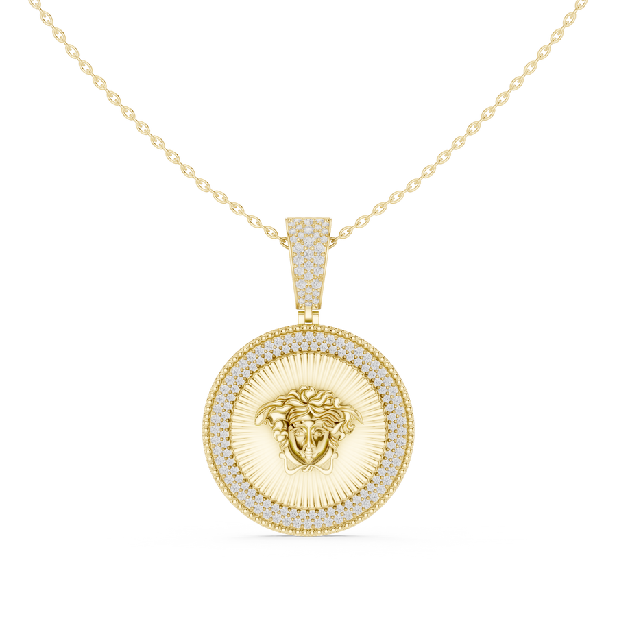 Medusa Sunburst Pendant — 0.89ct