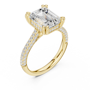 Apex 3.71ct Emerald Cut Diamond Ring