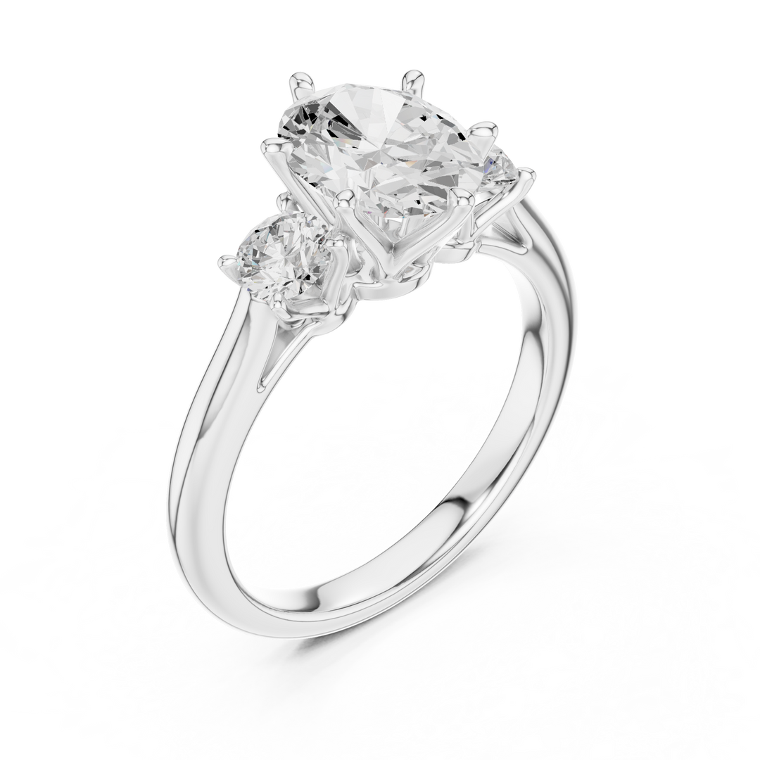 Seraphine 1.50ct Oval Diamond Engagement Ring