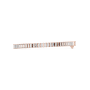 Full Baguette Link Men's Bracelet — 3.46ct