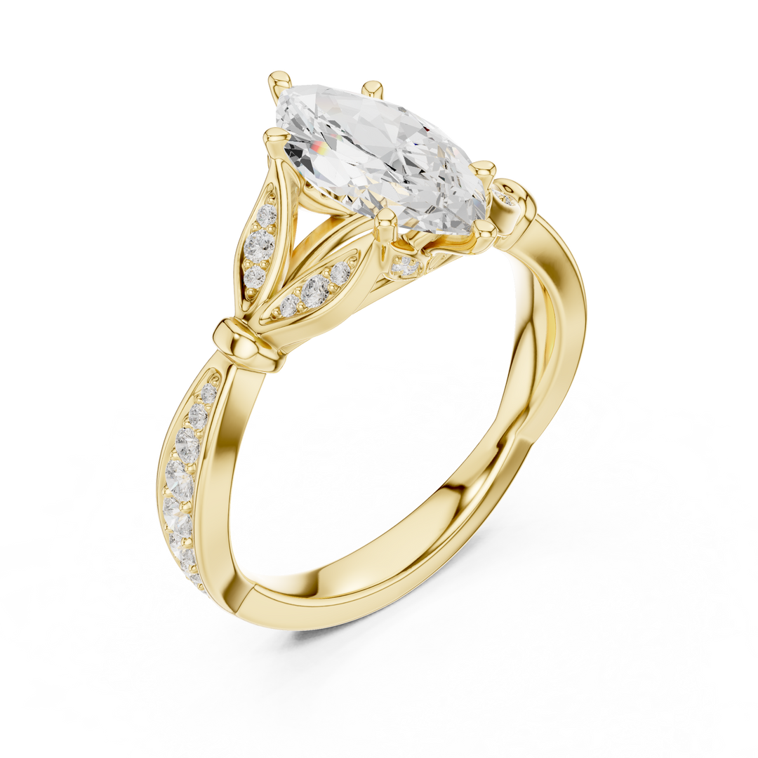 Éclat 1.41ct Marquise Diamond Ring