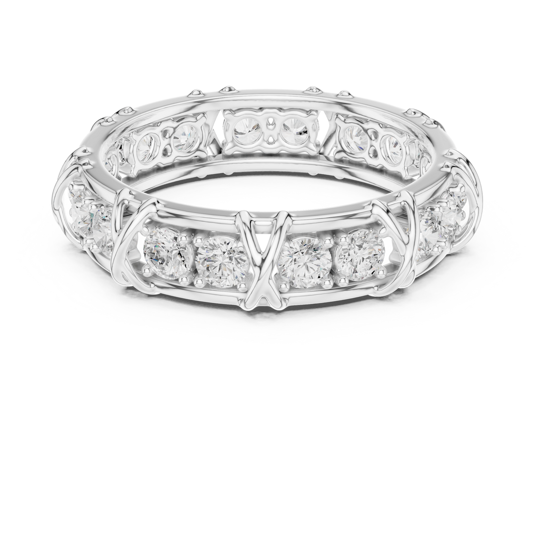 Full Eternity Mens Ring — 1.17ct