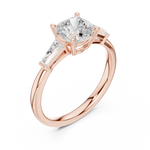 Load image into Gallery viewer, Bijou 1.42ct Cushion Cut Diamond Ring
