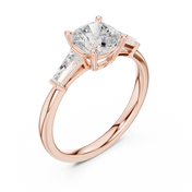 Bijou 1.42ct Cushion Cut Diamond Ring