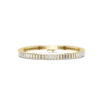 Load image into Gallery viewer, Full Baguette Link Men's Bracelet — 3.46ct

