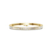 Full Baguette Link Men's Bracelet — 3.46ct
