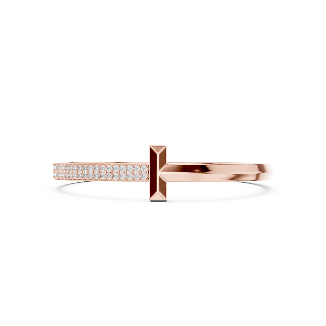 Wide Pavé Bangle Men's Bracelet — 2.58ct