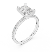 Opulent 2.00ct Radiant Cut Diamond Engagement Ring
