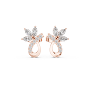 Ada Diamond Solitaire Stud Earrings
