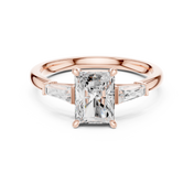 Magnolia 1.56ct Radiant Cut Diamond Ring