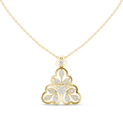Trefoil Clover Pendant — 0.86ct
