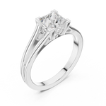 Load image into Gallery viewer, Classic 1.00ct Princess Cut Diamond Solitaire Ring
