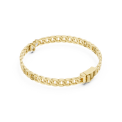 Curb Chain Station Men's Bracelet — 1.03ct
