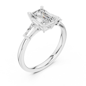 Rafaela 1.31ct Emerald Cut Diamond Ring
