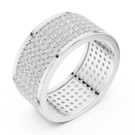 Load image into Gallery viewer, Grid Pavé Mens Ring — 1.84ct
