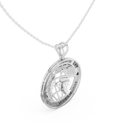 World Map Pendant — 1.06ct