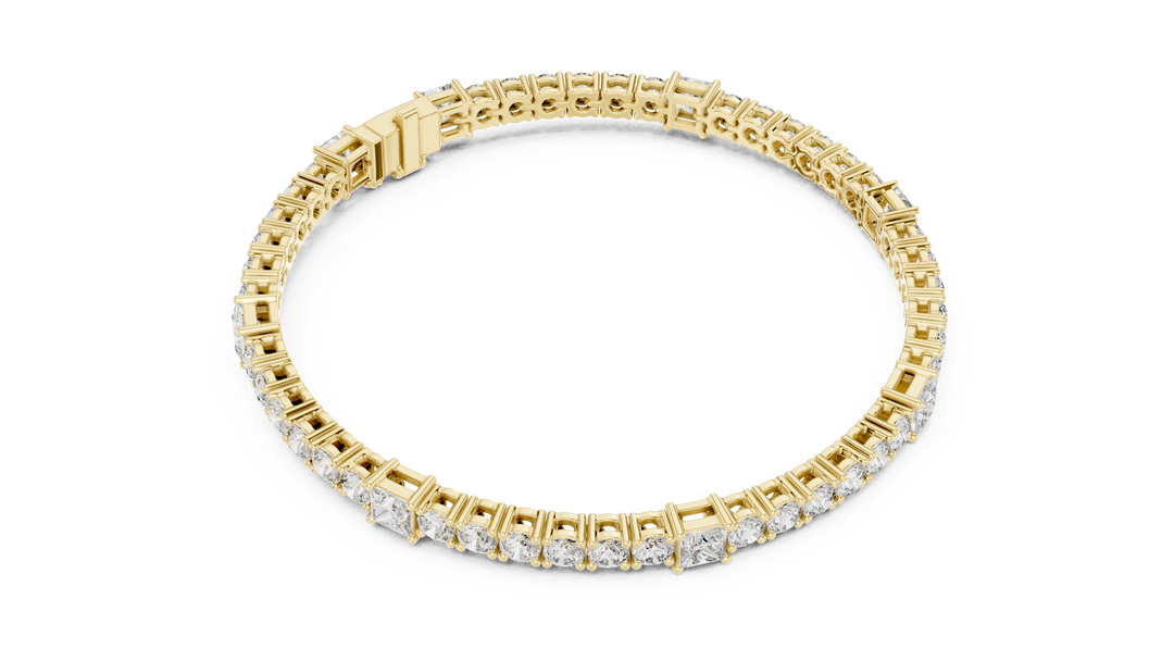 Round Princess Bracelet — 6.62ct