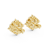 Jyoti Diamond Halo Stud Earrings