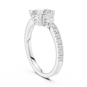 Dewdrop Pear Cut Diamond Ring
