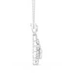 Load image into Gallery viewer, Triple Wire Teardrop Pendant — 0.69ct
