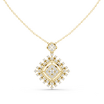 Load image into Gallery viewer, Spike Halo Pendant — 1.05ct
