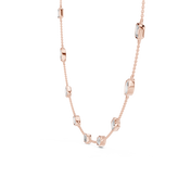 Emerald Marquise Station Necklace — 2.80ct