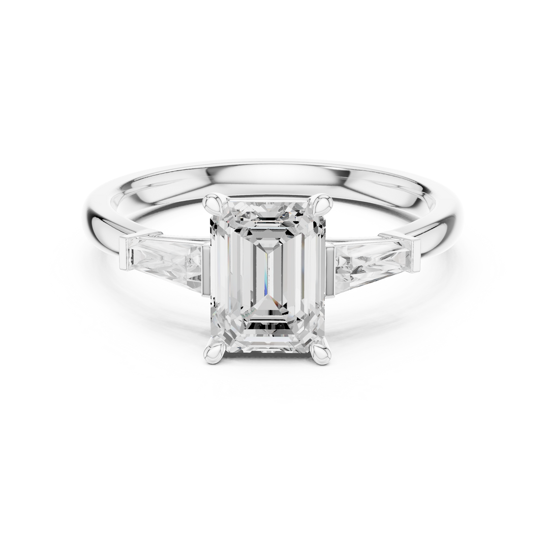 Rafaela 1.31ct Emerald Cut Diamond Ring