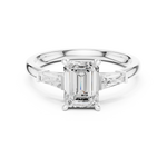 Load image into Gallery viewer, Rafaela 1.31ct Emerald Cut Diamond Ring
