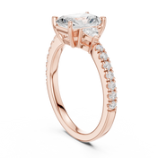 Aurora Radiant Cut Diamond Ring