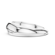 Wave Band Mens Ring — 0.14ct