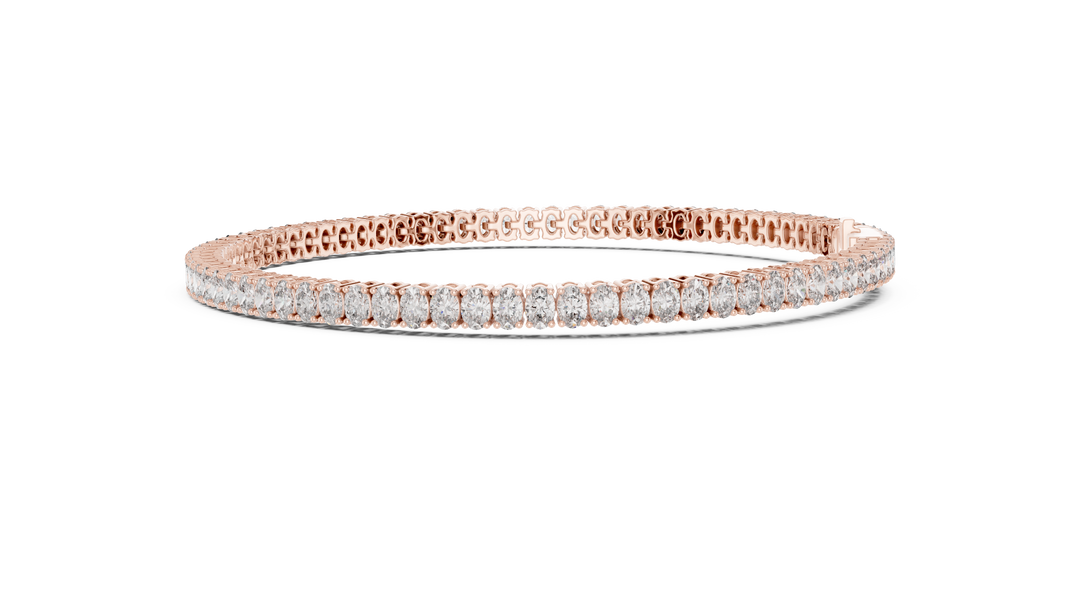 Oval Tennis Bracelet — 11.85ct