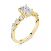 Velour 2.00ct Cushion Cut Diamond Pavé Ring