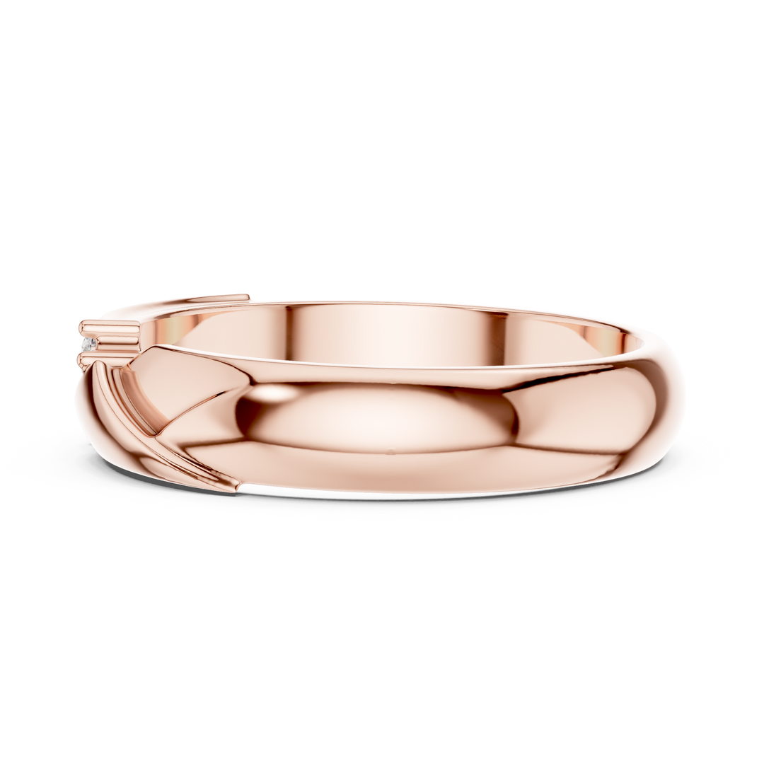 Graduated Trio Mens Ring — 0.08ct