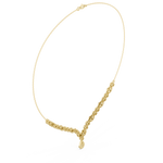 Load image into Gallery viewer, Floral Cluster Y Necklace — 1.14ct
