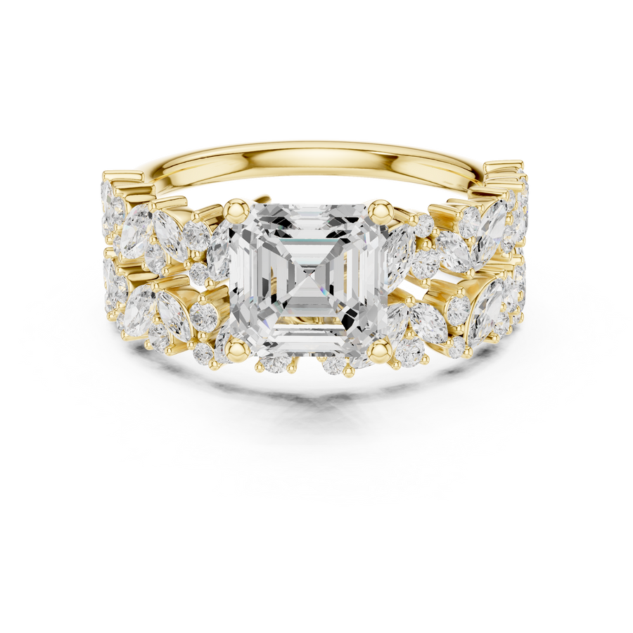 Vintage 1.80ct Emerald Cut Diamond Ring