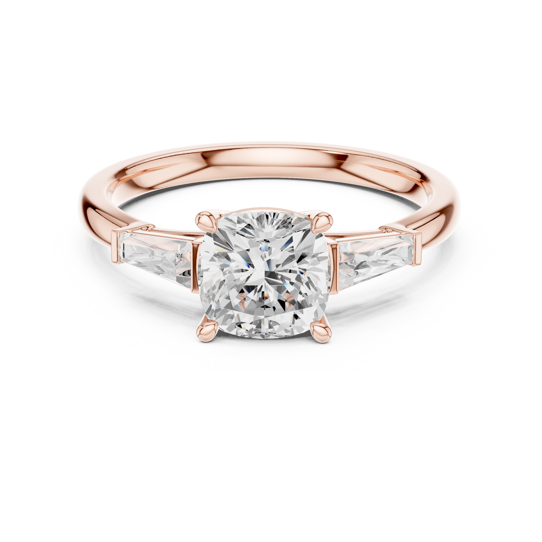 Bijou 1.42ct Cushion Cut Diamond Ring